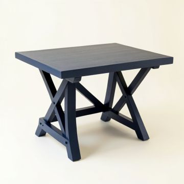 Dawn Crossing Patio Table - Navy (synthetic illustration; no displayed measurements)