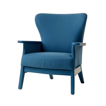 Alford 29.5 '' Wide Polyester Wingback Chair