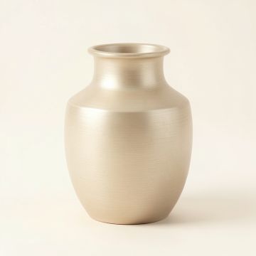 Juniper Arc Empty Decorative Vase - Beige (synthetic illustration; no displayed measurements)