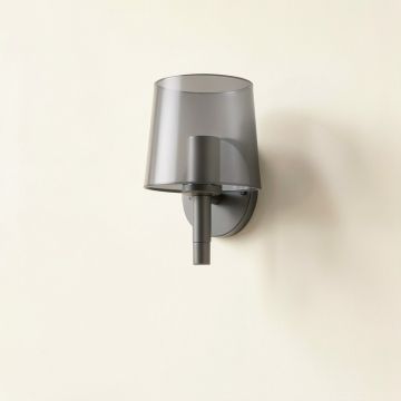 Heath Canyon Wall Sconce Mounted On A Plain Wall - Gray (synthetic illustration; no displayed measurements)
