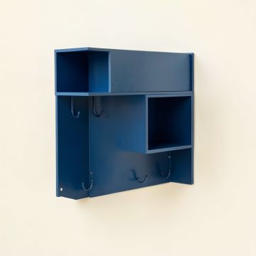Sage Dell Wall-Mounted Entryway Organizer Shelf - Blue (synthetic illustration; no displayed measurements)