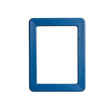 Ash Crest Framed Wall Mirror - Blue