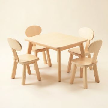 Creative Kids Table And Chair Set (synthetic illustration; no displayed measurements)