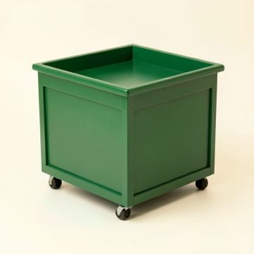 Aspen Bluff Empty Rolling Workshop Cart - Green (synthetic illustration; no displayed measurements)
