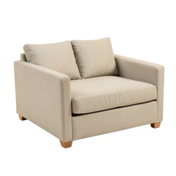 Jovita 54 '' Linen Square Arm Sofa Bed