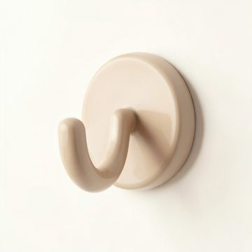 Rowan Brook Wall-Mounted Robe Hook - Beige (synthetic illustration; no displayed measurements)