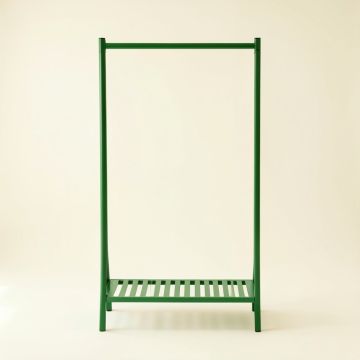 Bay Branch Empty Garment Rack - Green (synthetic illustration; no displayed measurements)