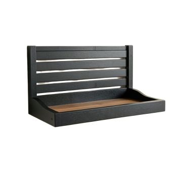 Briar Brook Wall-Mounted Entryway Organizer Shelf - Black