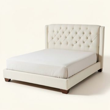 Currier Tufted Upholstered Standard Bed (synthetic illustration; no displayed measurements)