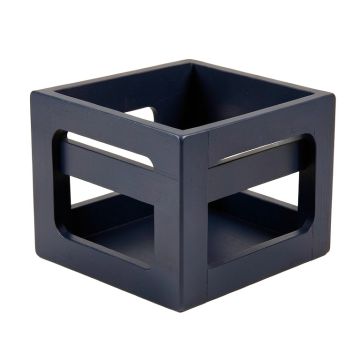 Stone Brook Empty Furniture-Style Pet Crate - Navy