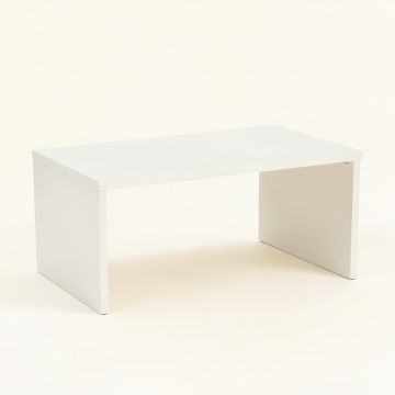 Pine Branch Desktop Monitor Riser - White (synthetic illustration; no displayed measurements)