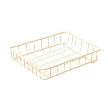 Hazel Bend Empty Under-Desk Cable Tray - Ivory