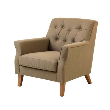 Overbury 30.5 '' Wide Tufted Polyester Chair And A Half