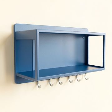 Briar Branch Wall-Mounted Entryway Organizer Shelf - Blue (synthetic illustration; no displayed measurements)
