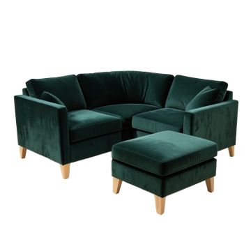Jason 118.89 '' Wide Velvet Sofa & Chaise