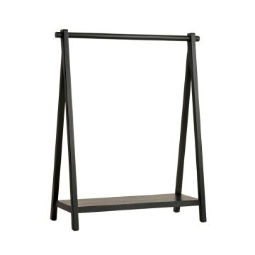 Fern Branch Empty Garment Rack - Black