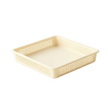 Stone Edge Empty Under-Desk Cable Tray - Ivory