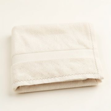 Maple Falls Bath Towel - Cream (synthetic illustration; no displayed measurements)