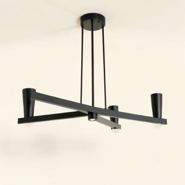 Castlebourne Sputnik Modern Linear Chandelier (synthetic illustration; no displayed measurements)