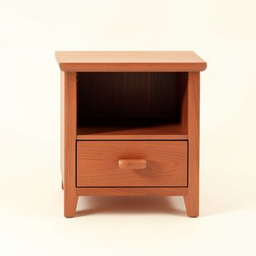 Slate Bridge Nightstand - Terracotta (synthetic illustration; no displayed measurements)