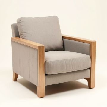 32.25 '' Wide Polyester Armchair (synthetic illustration; no displayed measurements)