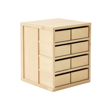 Spruce Crest Small-Parts Storage Drawer Cabinet - Beige