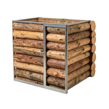 Veals 17 Stories 4 Ft. X 2 Ft. Metal Log Store
