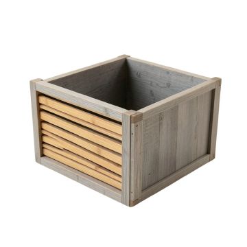 Oak Brook Empty Furniture-Style Litter Enclosure - Gray