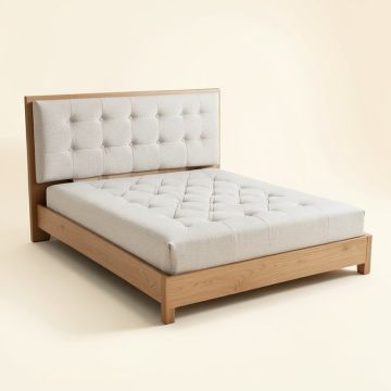 Adisynne Twin Tufted Upholstered Platform Bed (synthetic illustration; no displayed measurements)