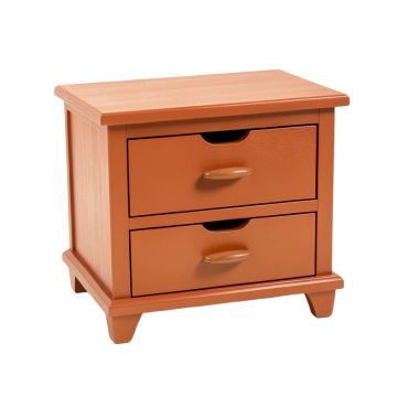 Summit Crest Nightstand - Terracotta (synthetic illustration; no displayed measurements)