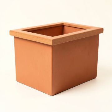Reed Bend Closed Outdoor Storage Box - Terracotta (synthetic illustration; no displayed measurements)