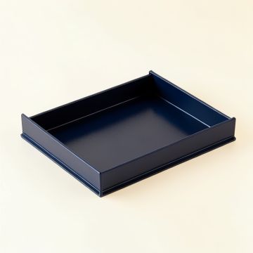 Clay Fold Empty Under-Desk Cable Tray - Navy (synthetic illustration; no displayed measurements)