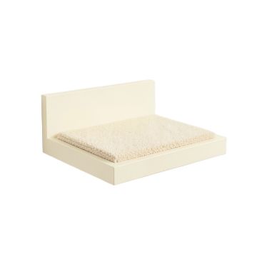 Ash Crest Wall-Mounted Cat Perch - Cream