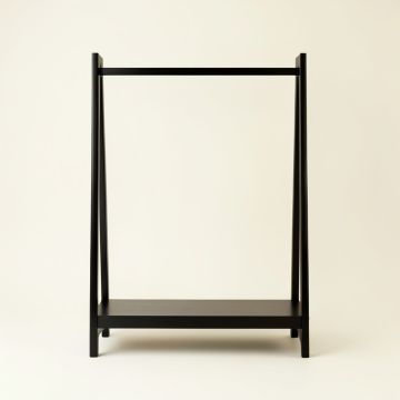 Spruce Bend Empty Garment Rack - Black (synthetic illustration; no displayed measurements)