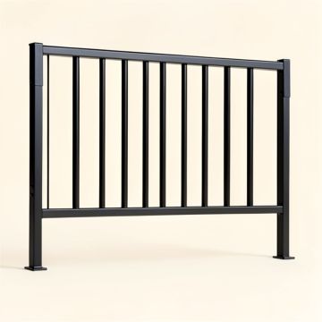Jayson Double Panel Metal Slat Headboard (synthetic illustration; no displayed measurements)