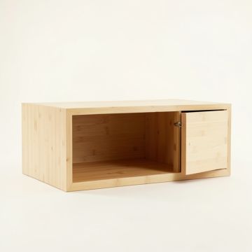 Laurel Crest Shoe Storage Bench - Beige (synthetic illustration; no displayed measurements)