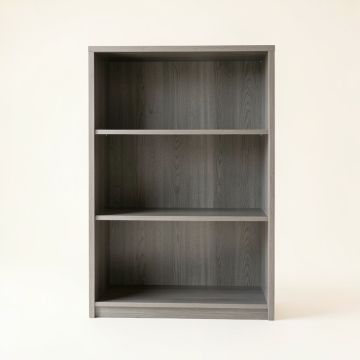 Bay Falls Freestanding Bookcase - Gray (synthetic illustration; no displayed measurements)