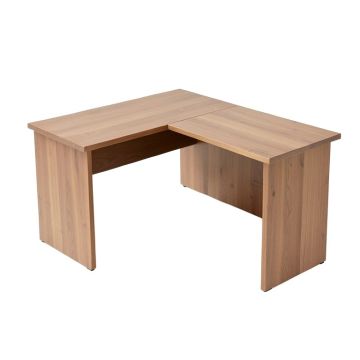 Home Office Solid Wood L-Shape Desk