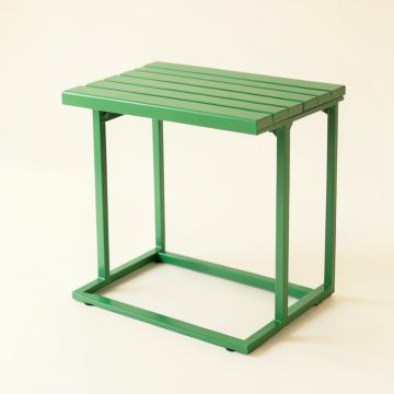 Flint Crossing Compact Balcony Table - Green (synthetic illustration; no displayed measurements)
