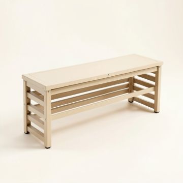 Dawn Brook Narrow Outdoor Storage Bench - Beige (synthetic illustration; no displayed measurements)
