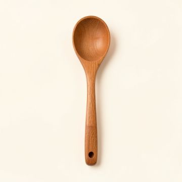 Maple Crest Cooking Spoon - Terracotta (synthetic illustration; no displayed measurements)