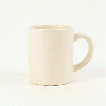 Cedar Bluff Ceramic Mug - Ivory (synthetic illustration; no displayed measurements)
