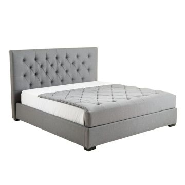 Omari Tufted Upholstered Low Profile Standard Bed