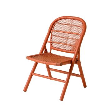 Dune Bluff Folding Outdoor Chair - Terracotta