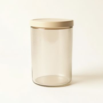 Glen Crossing Storage Canister With Lid - Beige (synthetic illustration; no displayed measurements)