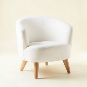 Linden Arc Upholstered Armchair (synthetic illustration; no displayed measurements)