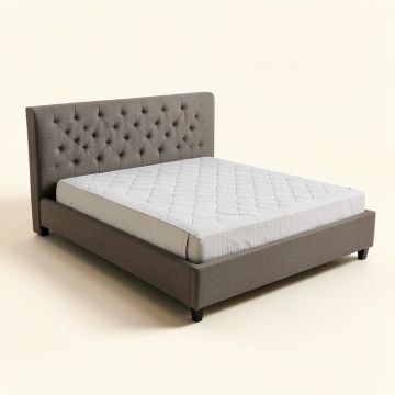 Mei Tufted Upholstered Low Profile Standard Bed (synthetic illustration; no displayed measurements)