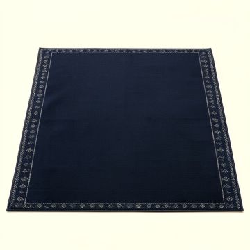 Hazel Bridge Rectangular Area Rug - Navy (synthetic illustration; no displayed measurements)