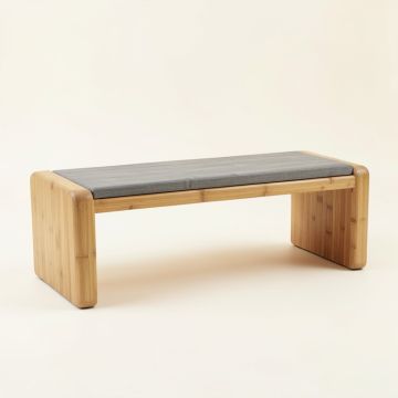 Laurel Bend Indoor Bench - Gray (synthetic illustration; no displayed measurements)