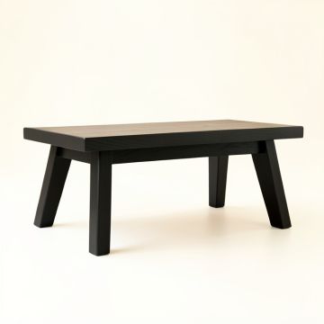 Linden Brook Indoor Bench - Black (synthetic illustration; no displayed measurements)